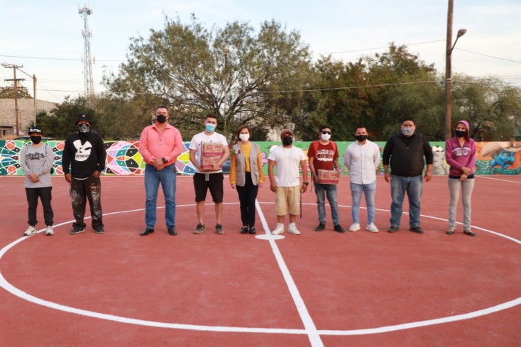  GUADALUPE LANZA CONVOCATORIA PARA “ENCHULAR” CANCHAS CON ARTE URBANO