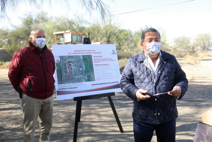  ESCOBEDO DA CONTINUIDAD A PROGRESO DE COLONIA AGROPECUARIA CON PAVIMENTACIÓN DE CALLES