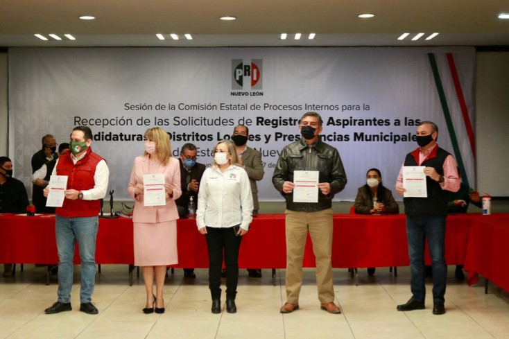  SE REGISTRAN PRECANDIDATOS A DIPUTACIONES LOCALES DEL PRI