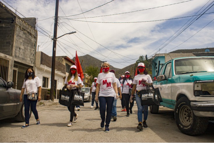  HABITANTES DE COLONIA NUEVO ESCOBEDO RECONOCEN EL TRABAJO DE MARGARITA MARTÍNEZ