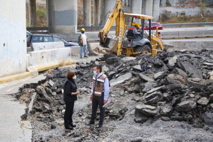  INICIA GUADALUPE REPARACIÓN DE PUENTE DAÑADO POR HANNA