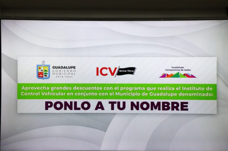  INSTALARÁN CAMPAÑA “PONLO A TU NOMBRE” EN GUADALUPE