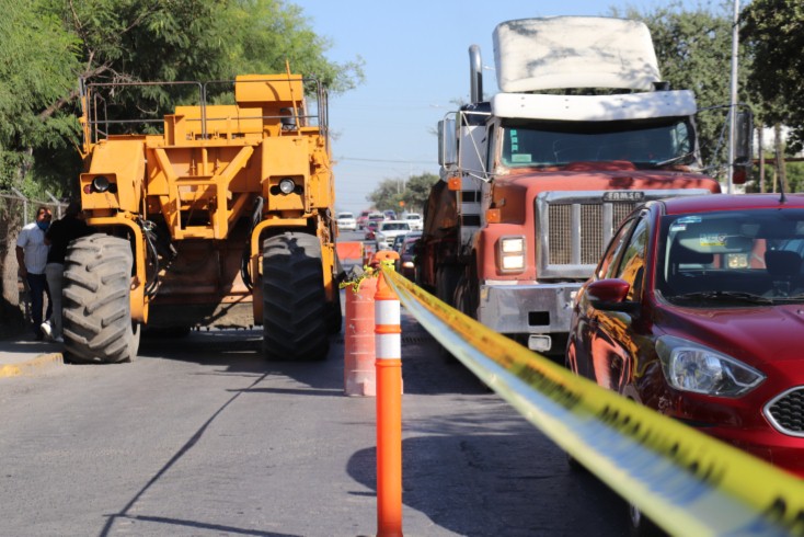  CONTINÚA ESCOBEDO MANTENIMIENTO VIAL, INICIA REPAVIMENTACIÓN EN AV. JUÁREZ