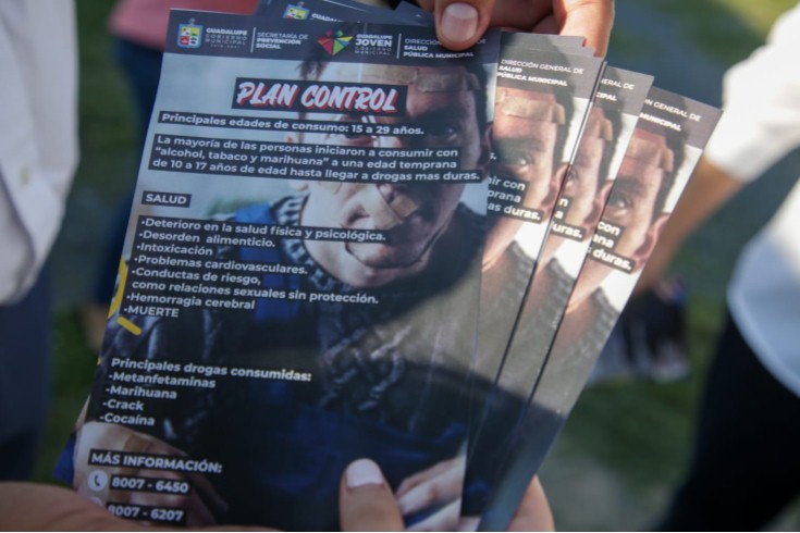  COMBATE GUADALUPE CONSUMO DE DROGAS CON “PLAN CONTROL”