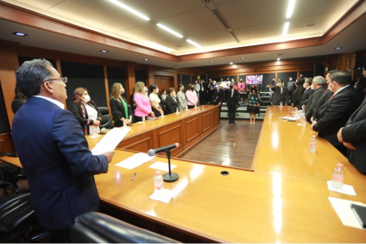  NOMBRA MIJES A SECRETARIOS DE AYUNTAMIENTO, TESORERÍA, SEGURIDAD, Y CONTRALORÍA