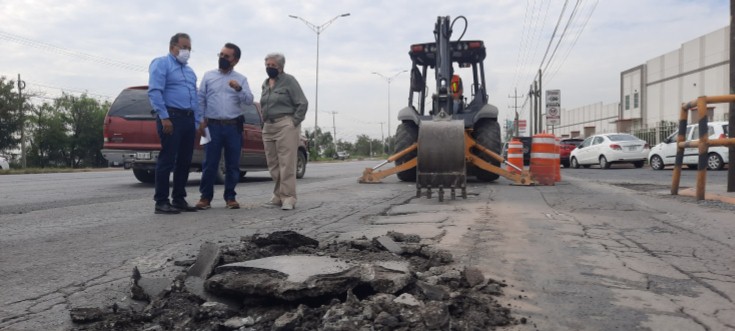  MEJORARÁ ESCOBEDO INFRAESTRUCTURA VIAL, INICIA PROGRAMA INTEGRAL DE BACHEO