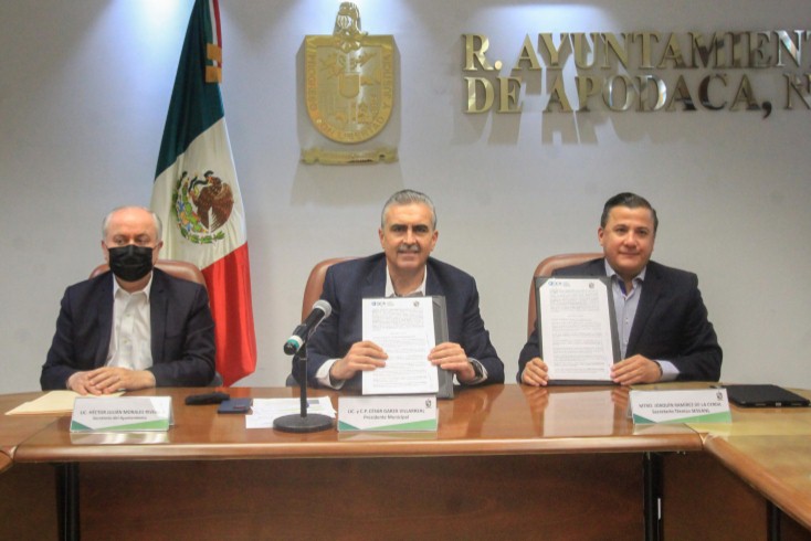  FIRMA APODACA CONVENIO DE COLABORACIÓN CON SEANL